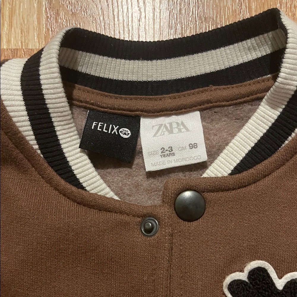 Zara Felix the Cat Varsity Jacket - Picture 2 of 4